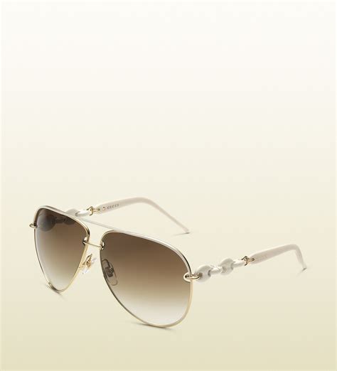 white frame gucci sunglasses|genuine gucci sunglasses.